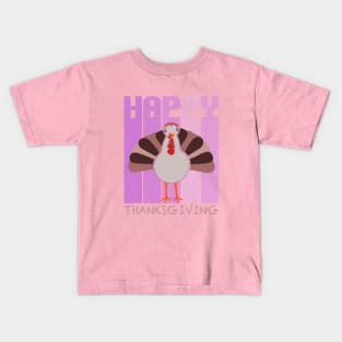 Happy Thanksgiving Turkey Kids T-Shirt